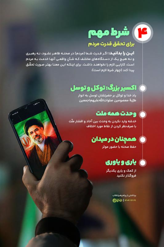 چهار شرط مهم