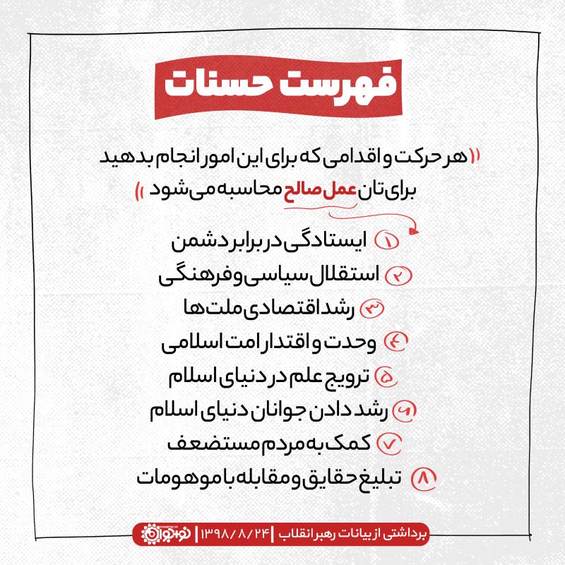 فهرست حسنات