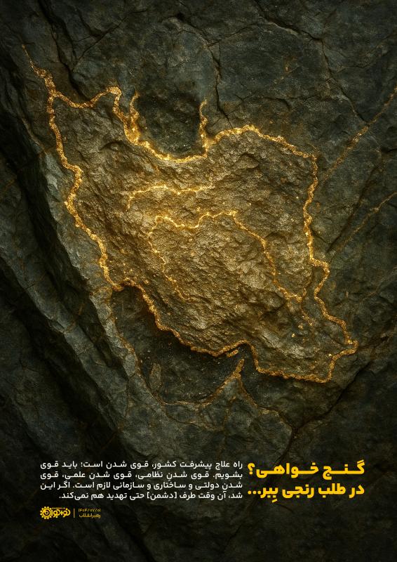 گنج خواهی؟ در طلب رنجی ببر ...