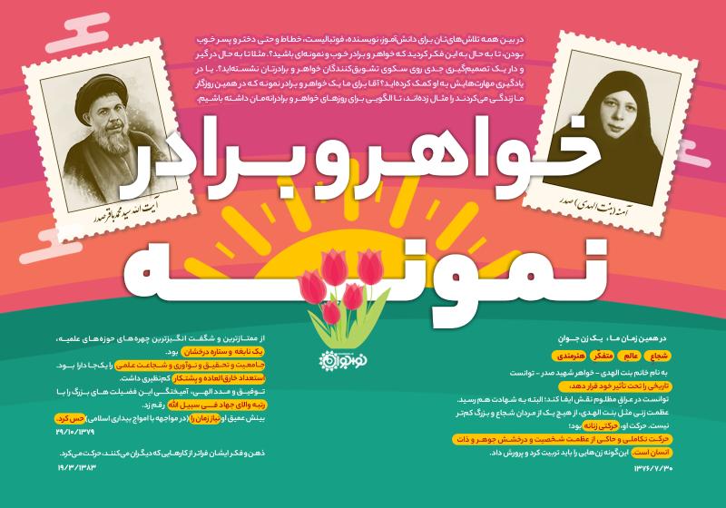 خواهر و برادر نمونه