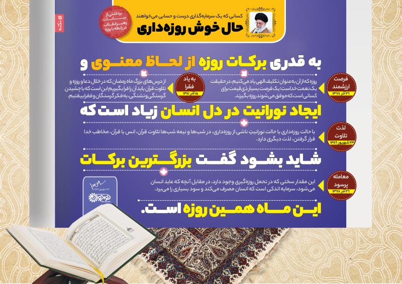حال خوش روزه‌داری